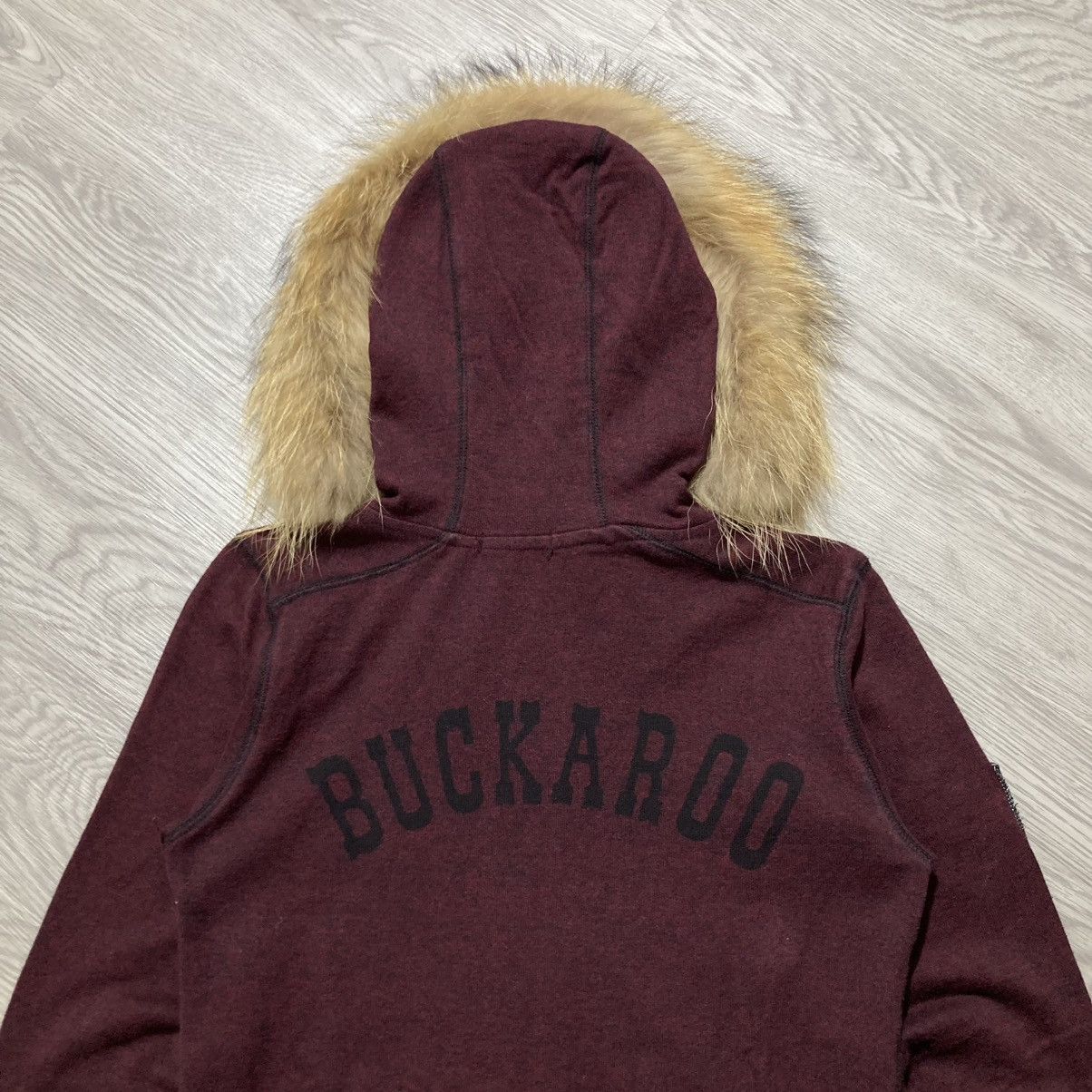 Hysteric Glamour 2000s Buckaro Skull Patch Logo Fur Ziphoodie Lgb Punk Style Size US S / EU 44-46 / 1 - 12 Thumbnail