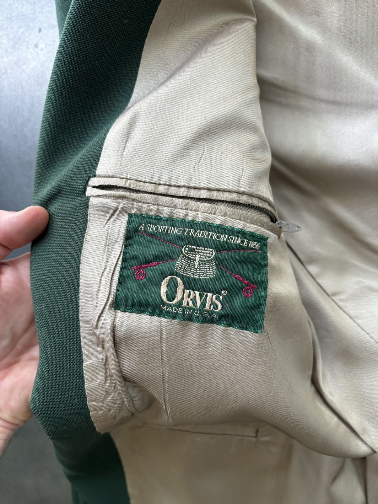 Orvis × Vintage 1990s Vintage Orvis Sports Coat Vintage Rowing Blazer 38s US Size 38S - 4 Thumbnail