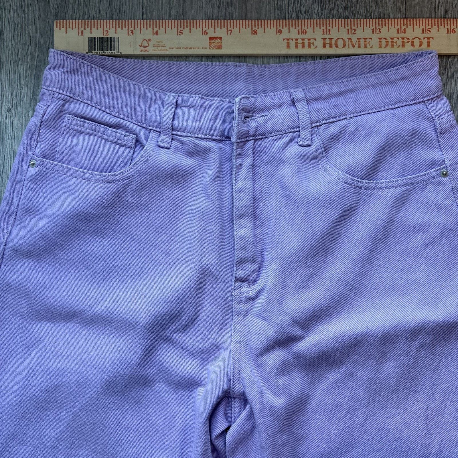 Shein SHEIN Women Purple Wide Leg Jeans High Rise Baggy Y2K Size L Size 40" / US 18 - 4 Thumbnail