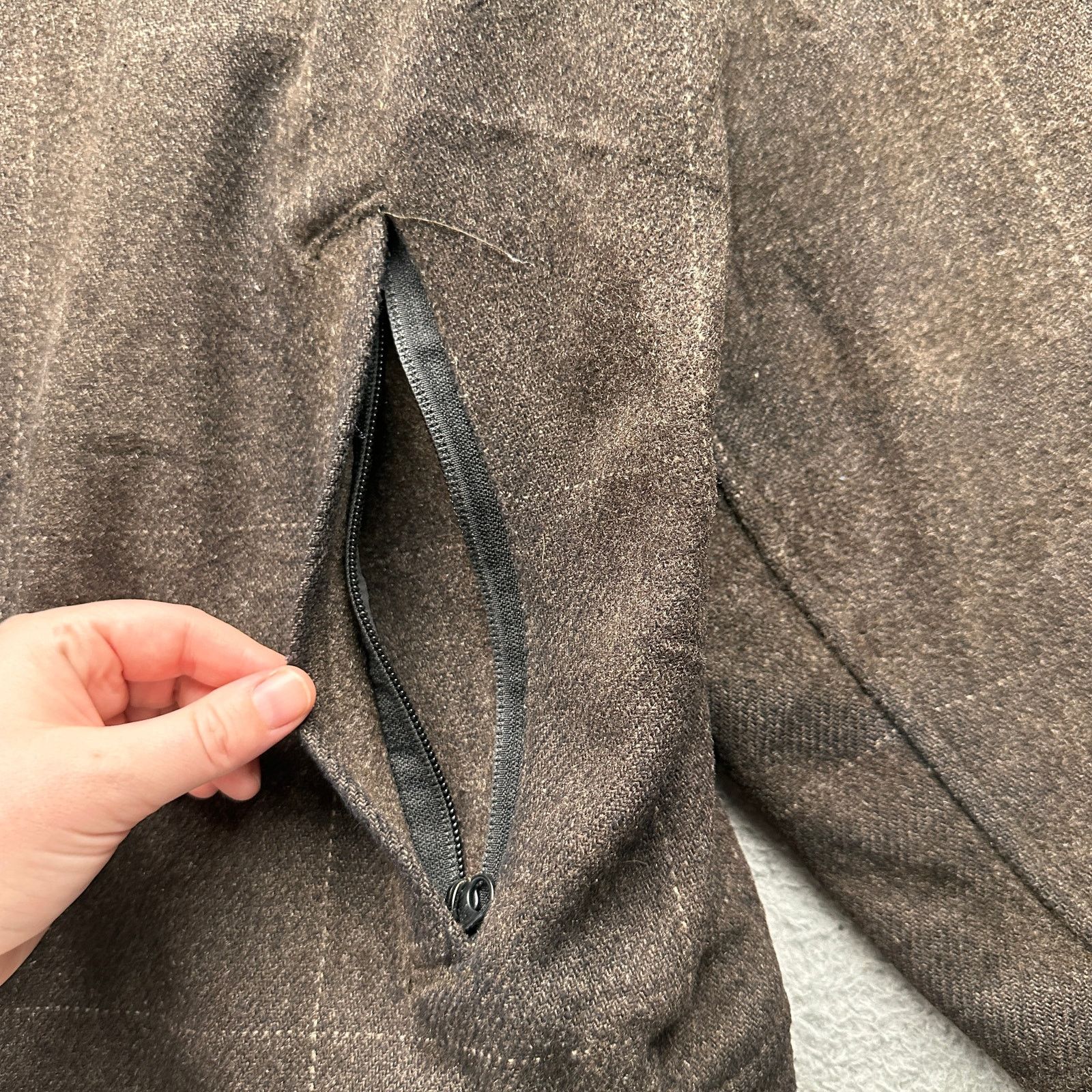 Gap GAP Wool Blend Quilt Lined Bomber Jacket Mens XL Grid Check Size US XL / EU 56 / 4 - 11 Thumbnail