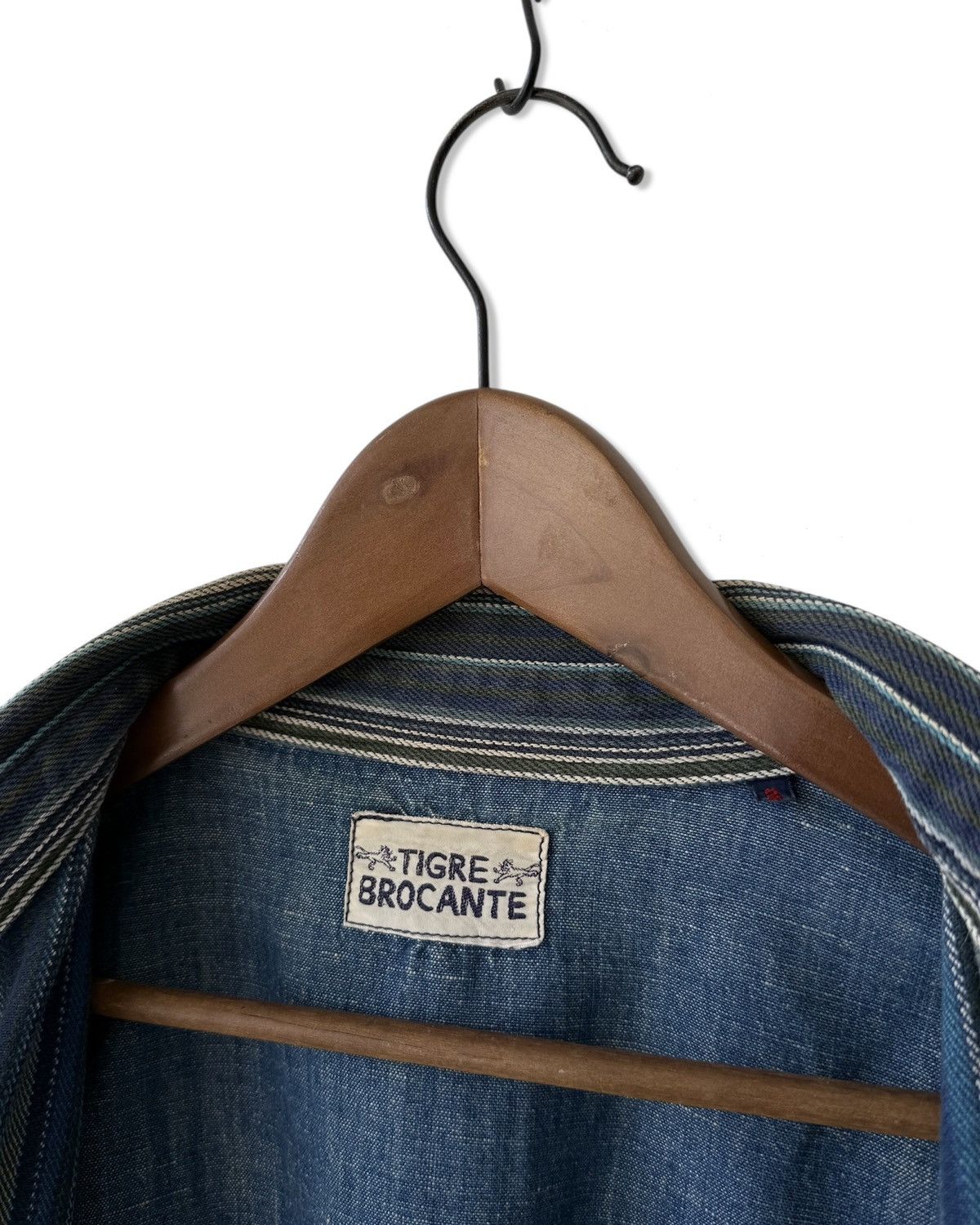 TIGRE BROCANTE TIGRE BROCANTE CHORE WORKWEAR STRIPE JACKET Size US M / EU 48-50 / 2 - 9 Thumbnail
