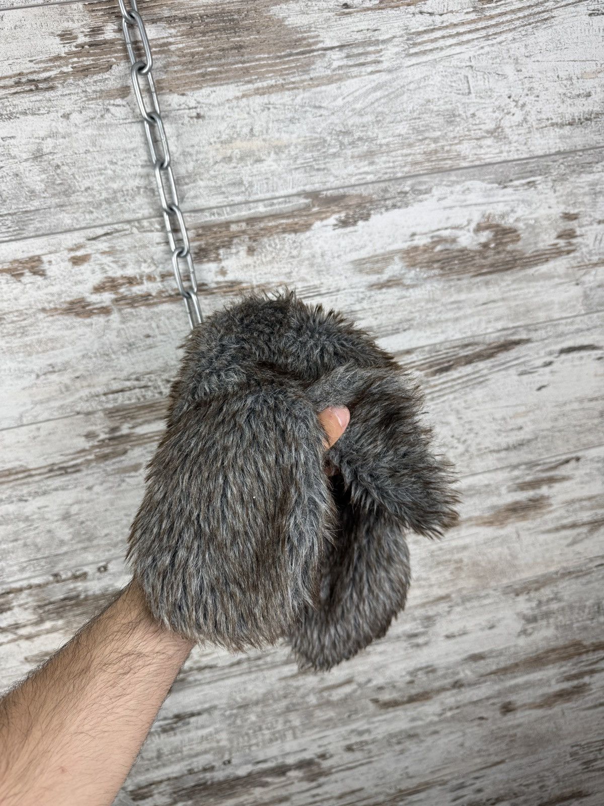 Lil Uzi Vert × Vintage Vintage Mask Fuzzy Faux Real Fur Trapper 90s USHANKA Mohair Size ONE SIZE - 3 Thumbnail