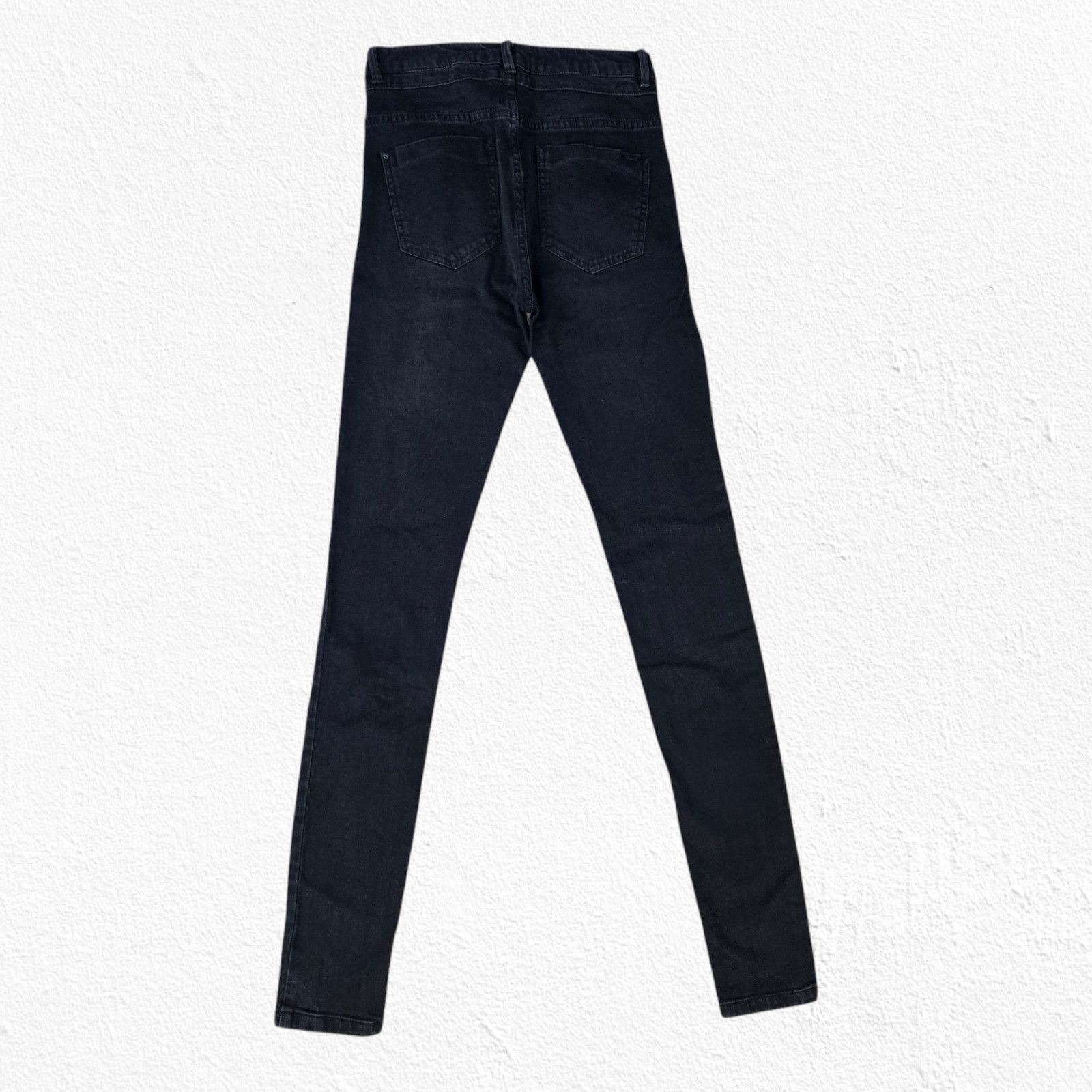 Zara Zara Premium Black High Waisted Skinny Leg Jeans Size 4 Size 27" / US 4 / IT 40 - 8 Thumbnail