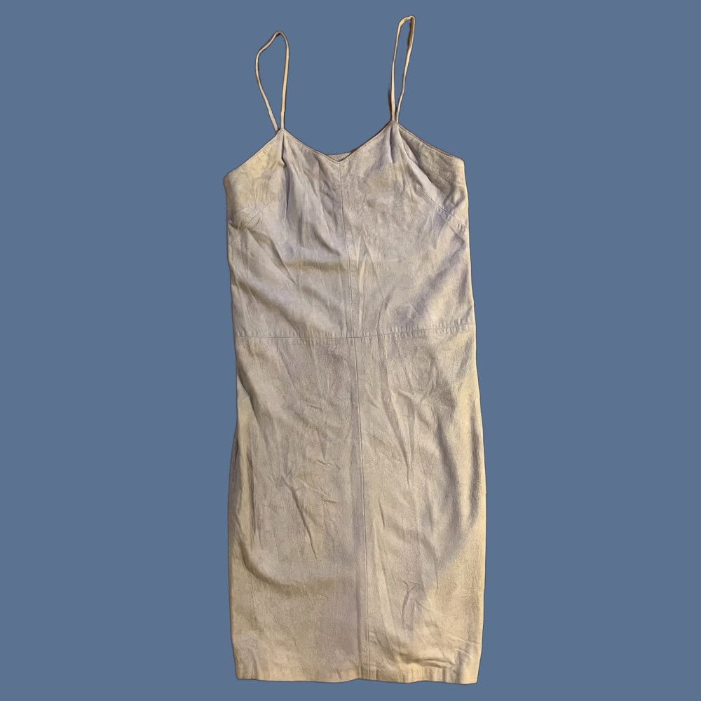 Vintage VINTAGE Michael Hoban For North Beach Leather Suede Dress Women's Medium Grey Size M / US 6-8 / IT 42-44 - 1 Thumbnail