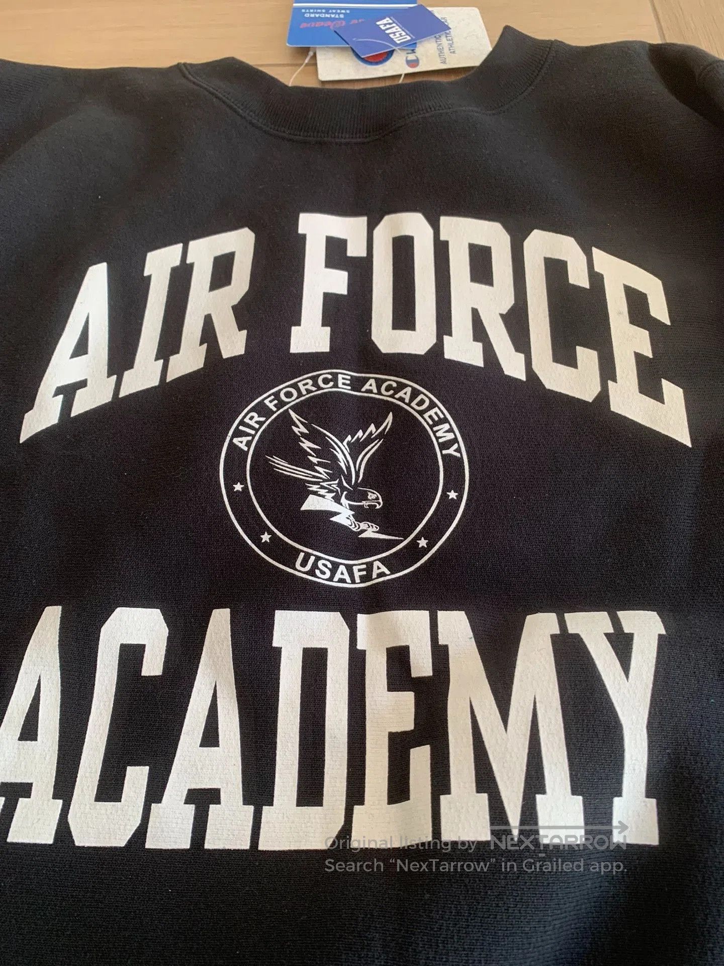 Champion Champion Reverse Weave USAFA Air Force Sweatshirt. Size US L / EU 52-54 / 3 - 4 Thumbnail