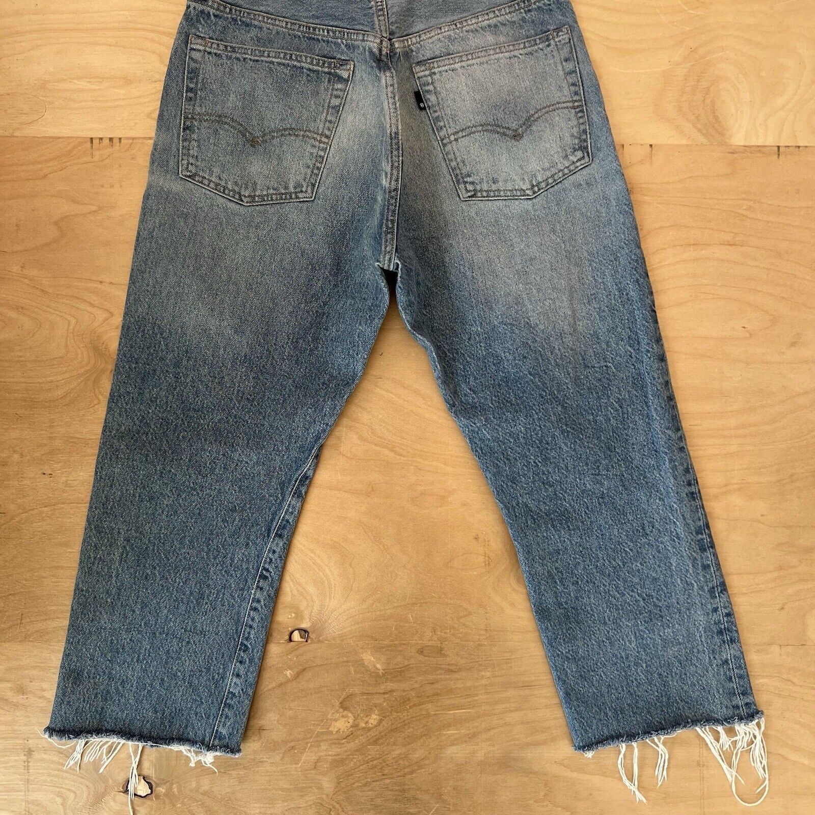 Levi's Levis Made and Crafted Jeans 27 Blue Selvedge Raw Hem Size 27" / US 4 / IT 40 - 8 Thumbnail