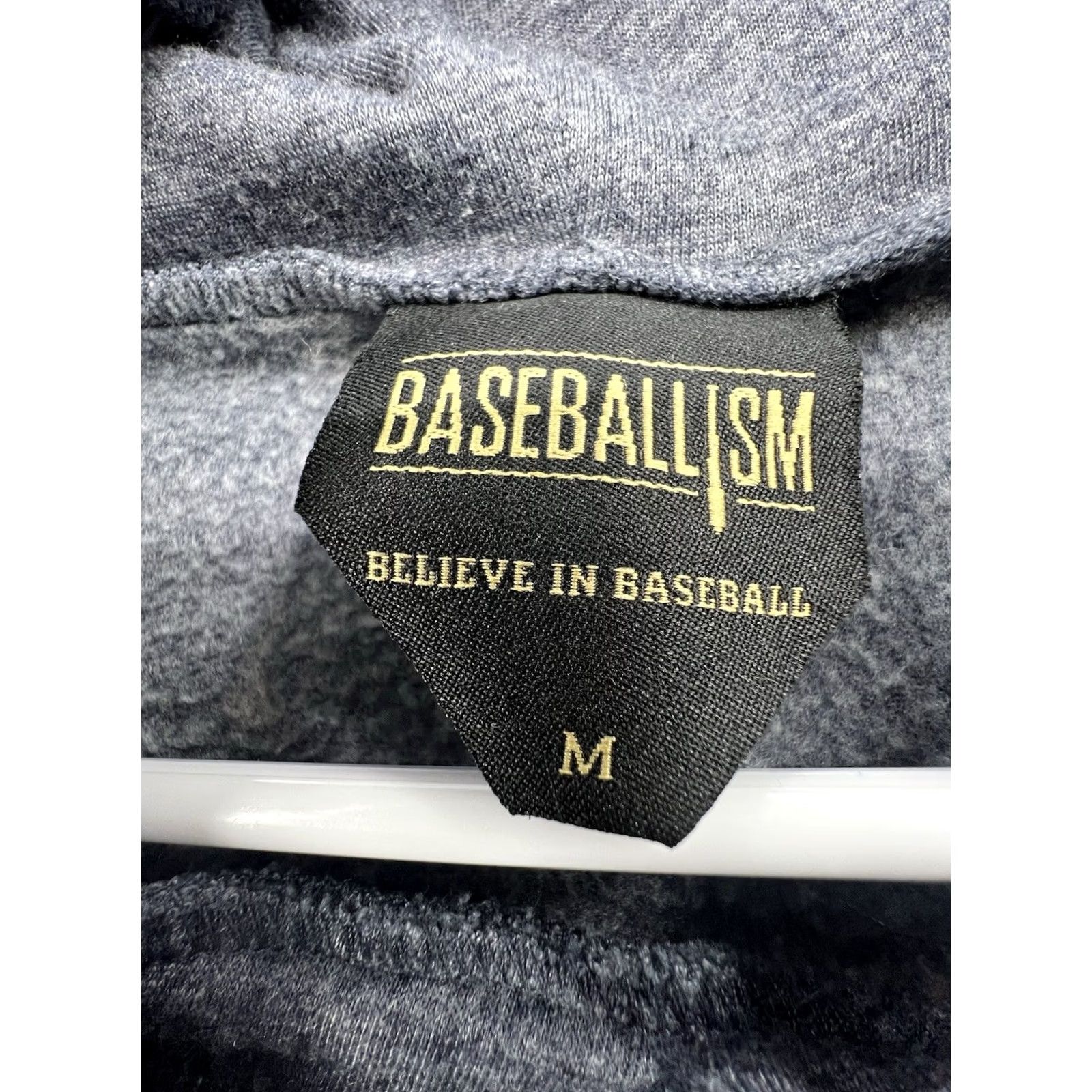 MLB Baseballism Women's MLB Style Pullover Hoodie Crew Neck Size M Blue Embroidered Logo Mom Quote Sports Baseball Hoodie Women Adults Size M / US 6-8 / IT 42-44 - 5 Thumbnail