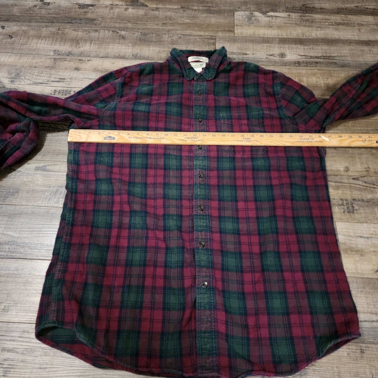 L.L. Bean L.L. Bean long sleeve flannel button up mens sz XL Tall 2418 Size US XL / EU 56 / 4 - 5 Thumbnail