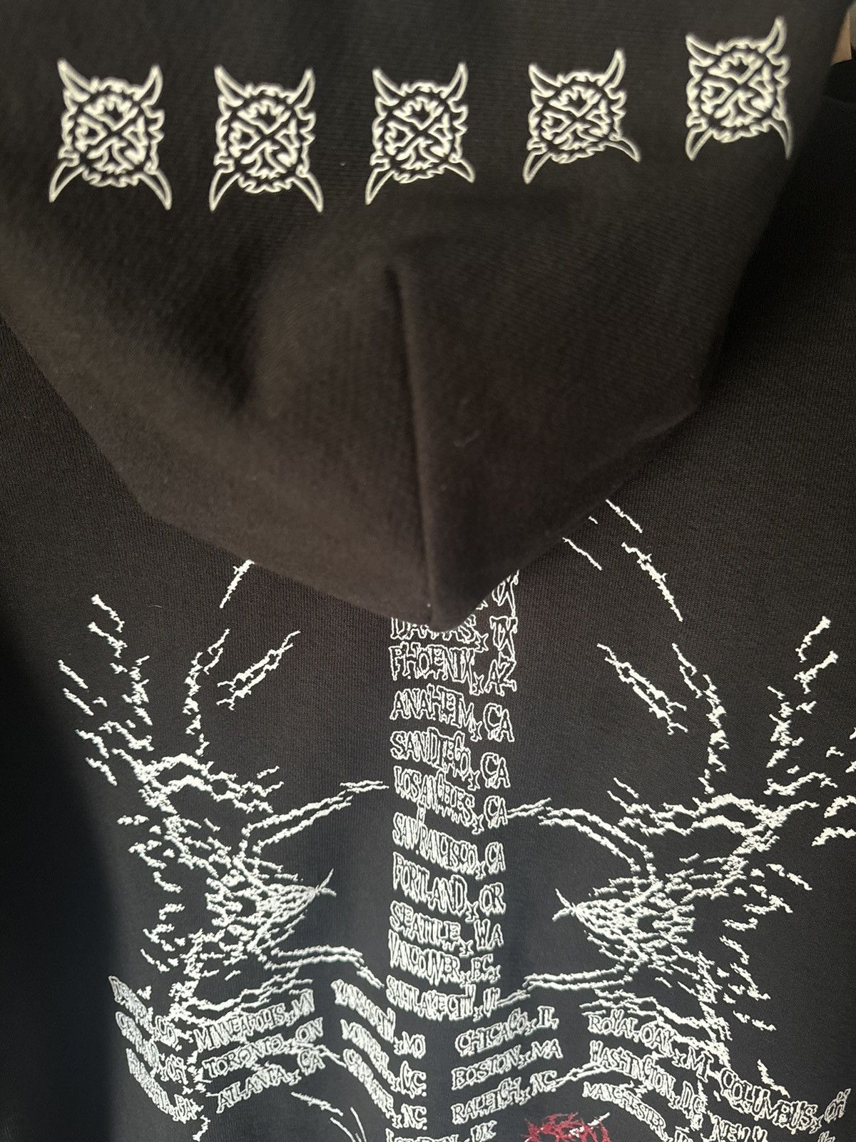 Ken Carson Ken Carson A Great Chaos Tour Gorecore Zipup Size US XL / EU 56 / 4 - 2 Thumbnail