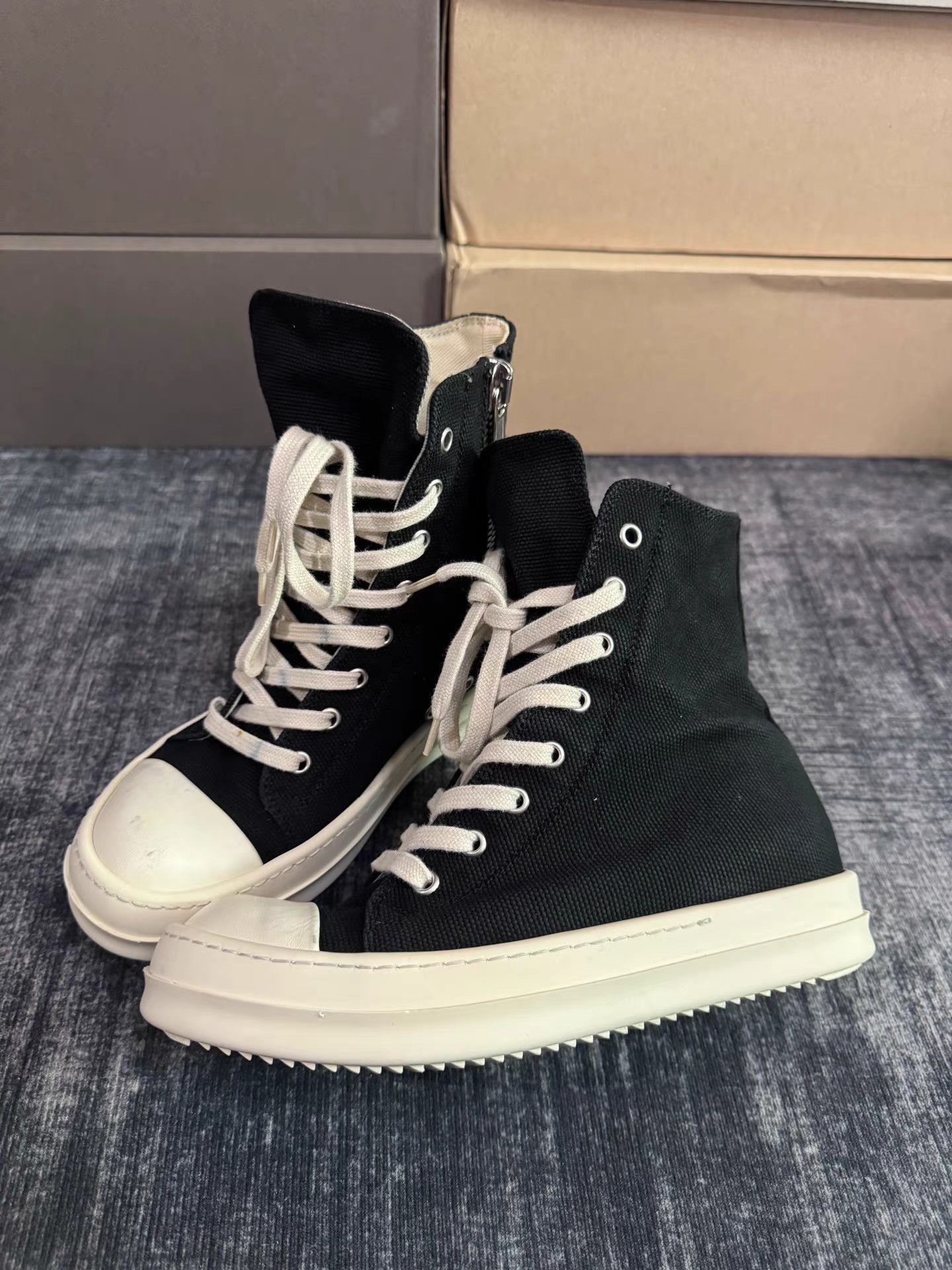 Rick Owens DRKSHDW Satin High Top