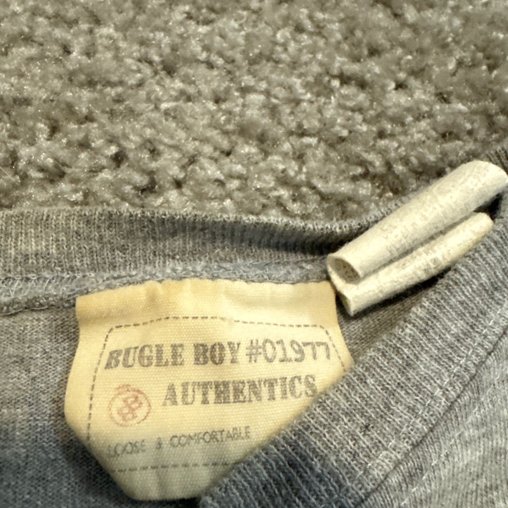 Bugle Boy VINTAGE Bugle Boy Athletic Dept. T-Shirt Long Sleeve Gray Large Mens Size US L / EU 52-54 / 3 - 4 Thumbnail