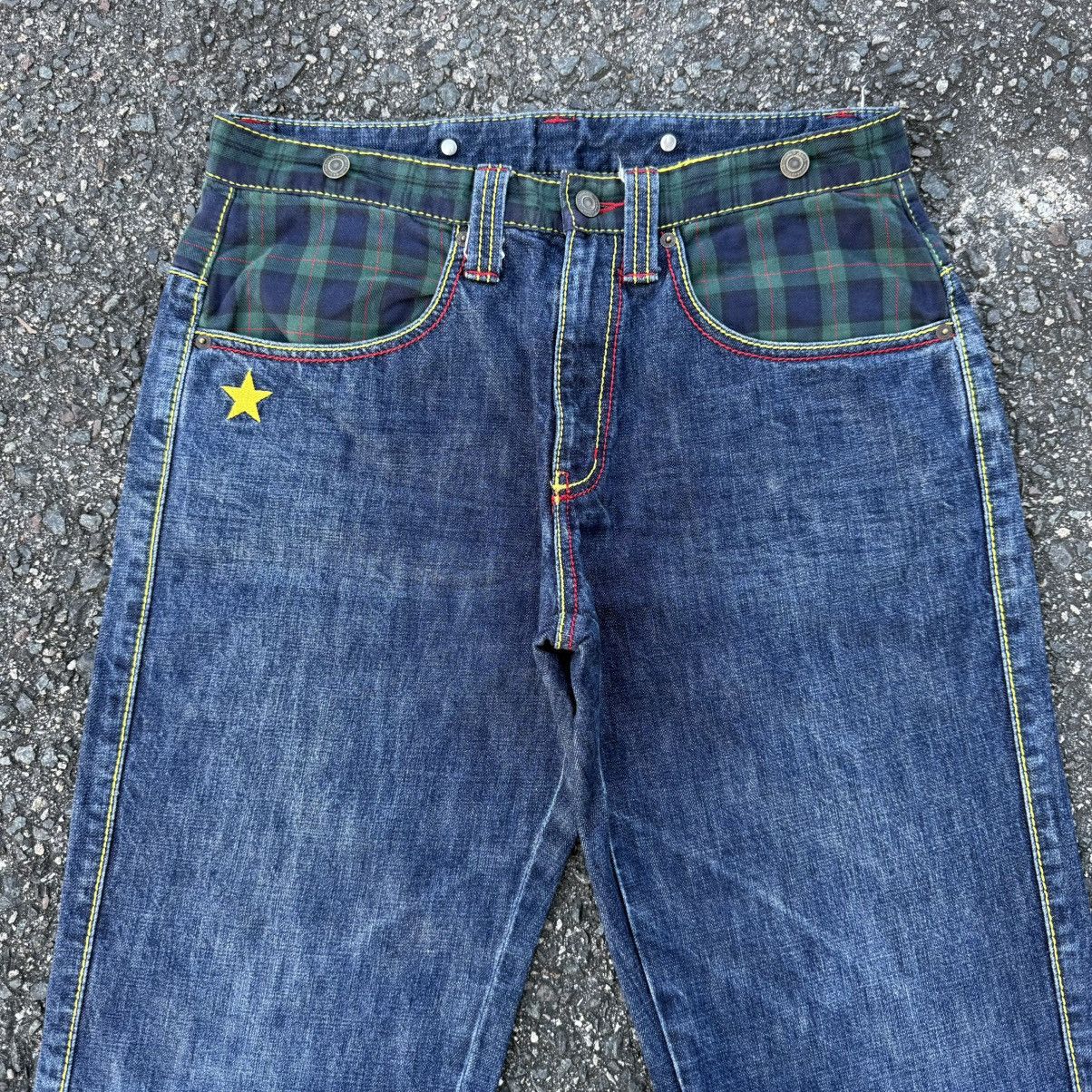Japanese Brand vintage japanese sunplan denim jean pants Size US 33 - 4 Thumbnail