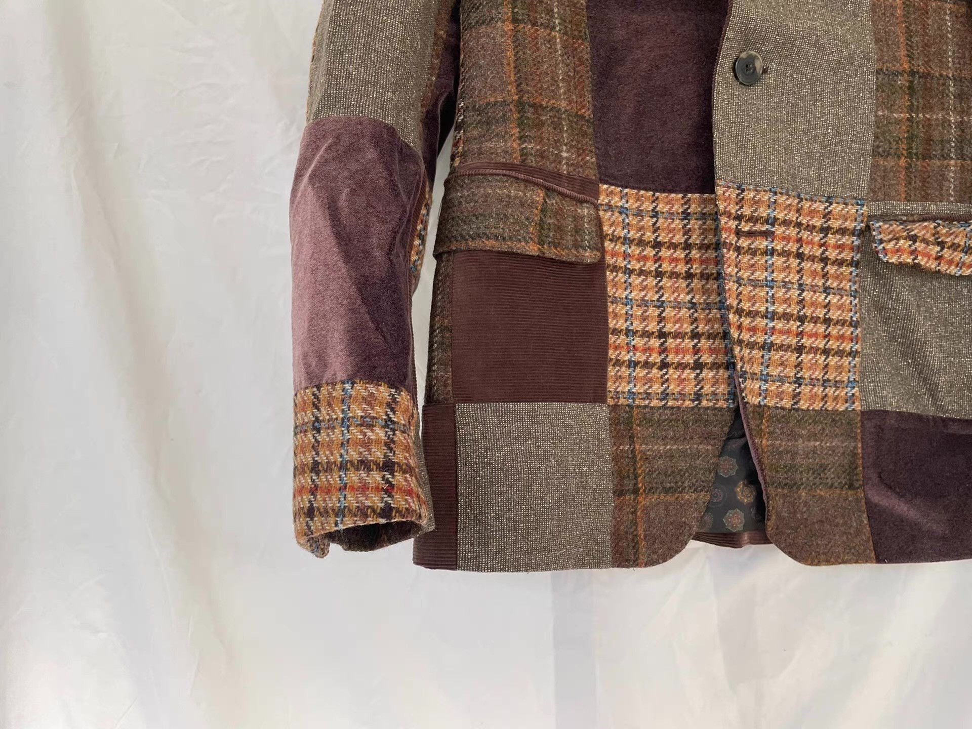 Etro Etro Men's Paneled Blazer Ｑ21 Size 46R - 3 Thumbnail