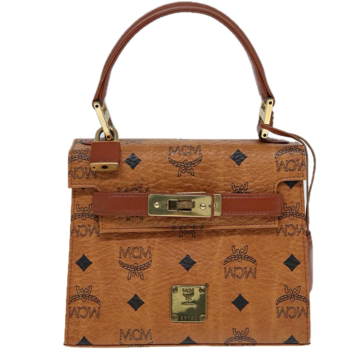 MCM Visetos Brown Canvas Handbag (Pre-Owned) Size ONE SIZE - 1 Thumbnail