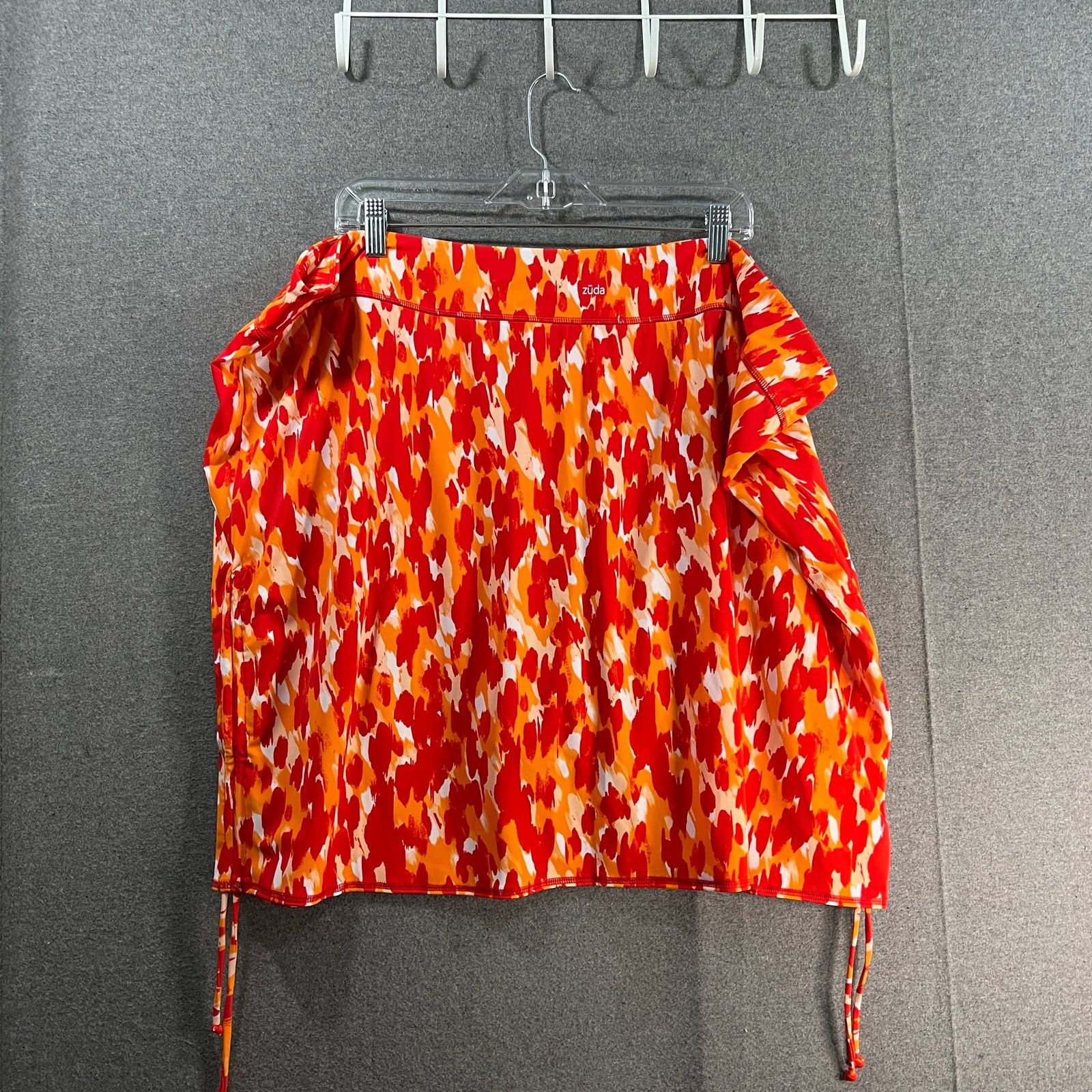 Other zuda Swim Skort with Ruching TrueRedAbstract Size 30W Size 30" / US 8 / IT 44 - 1 Thumbnail
