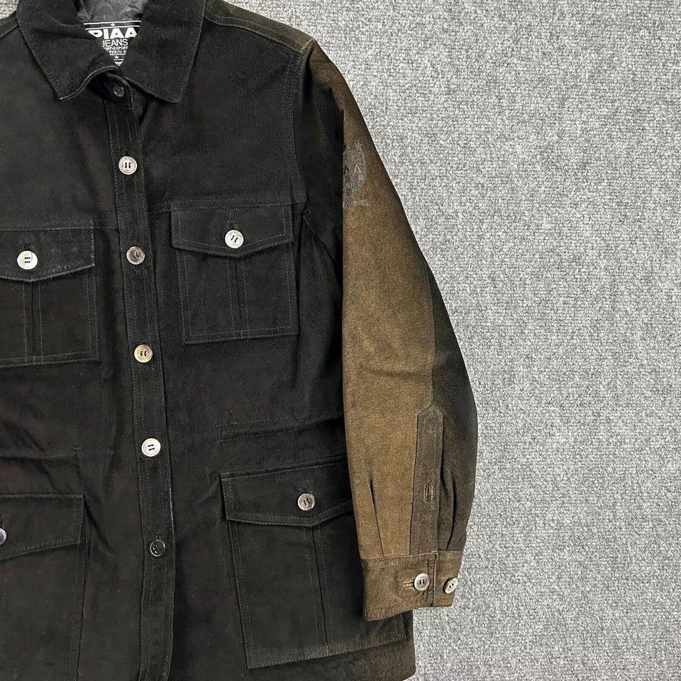 Other Piaa Jeans Jacket Mens Small Suede Moto 4 Pockets Bleached Size US S / EU 44-46 / 1 - 3 Thumbnail