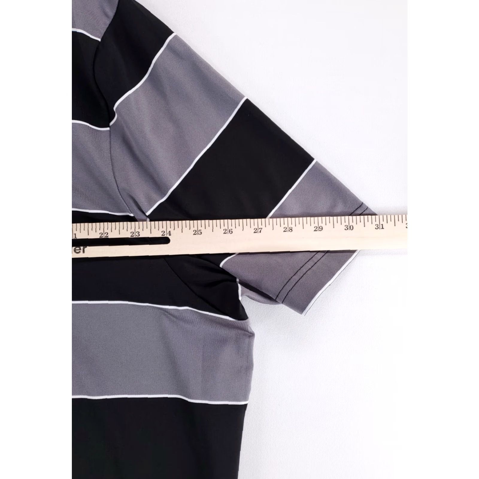 Lacoste Lacoste Sport Polo Shirt Short Sleeve Striped Mens 4XL Black White Multicolor FR9 Size US XXL / EU 58 / 5 - 7 Thumbnail