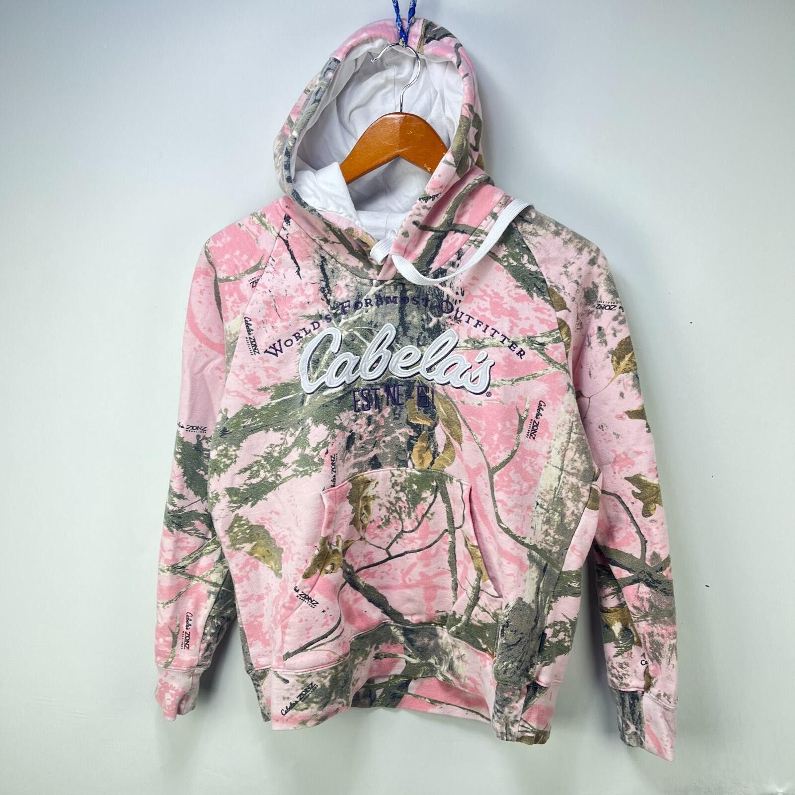 Cabelas Vintage Cabela's Tree Camo Hoodie Womens Medium Size M / US 6-8 / IT 42-44 - 1 Thumbnail