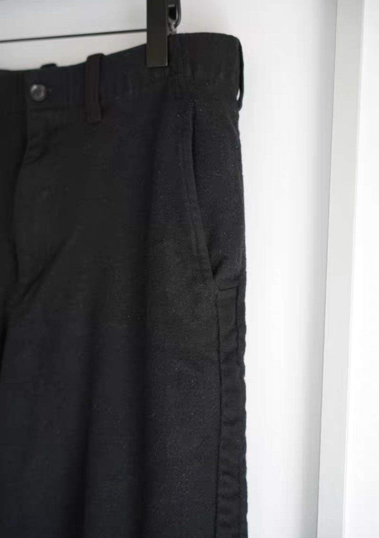 Yohji Yamamoto Yohji Yamamoto 13AW Boiled Wool Tie-Waist Trousers K4 Size US 32 / EU 48 - 5 Thumbnail