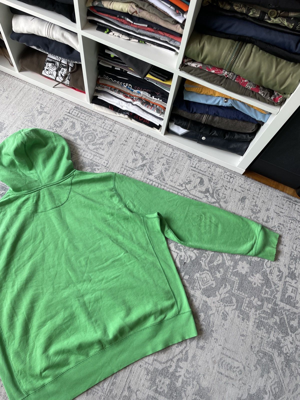 Vintage Nike Vintage Hoodie Mini Swoosh Cropped Japanese Y2K Faded Size US XL / EU 56 / 4 - 12 Thumbnail