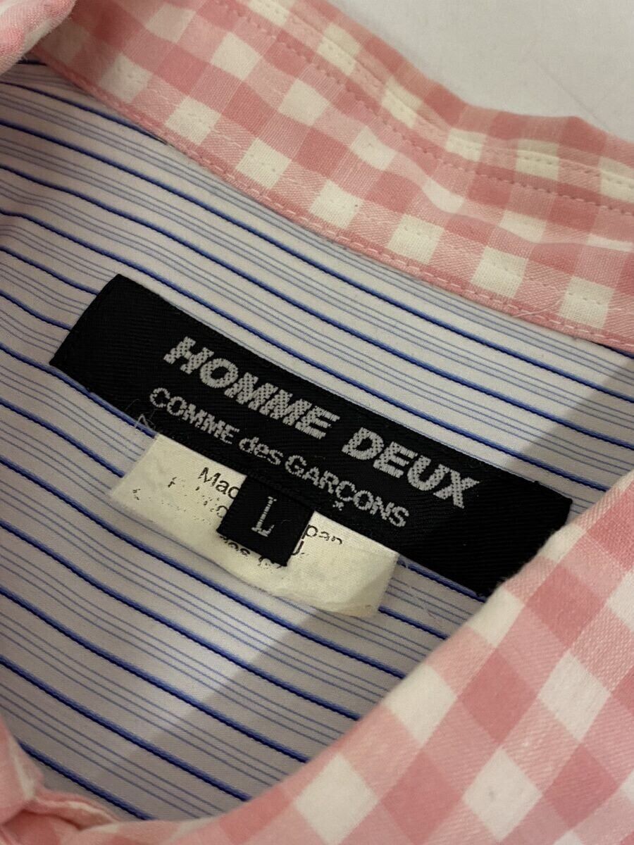 Comme des Garcons Homme Deux Button Up Shirt Size US L / EU 52-54 / 3 - 3 Thumbnail