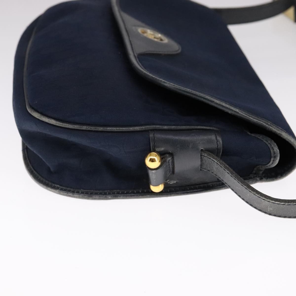 Dior DIOR Trotter Canvas Shoulder Bag Navy Size ONE SIZE - 5 Thumbnail