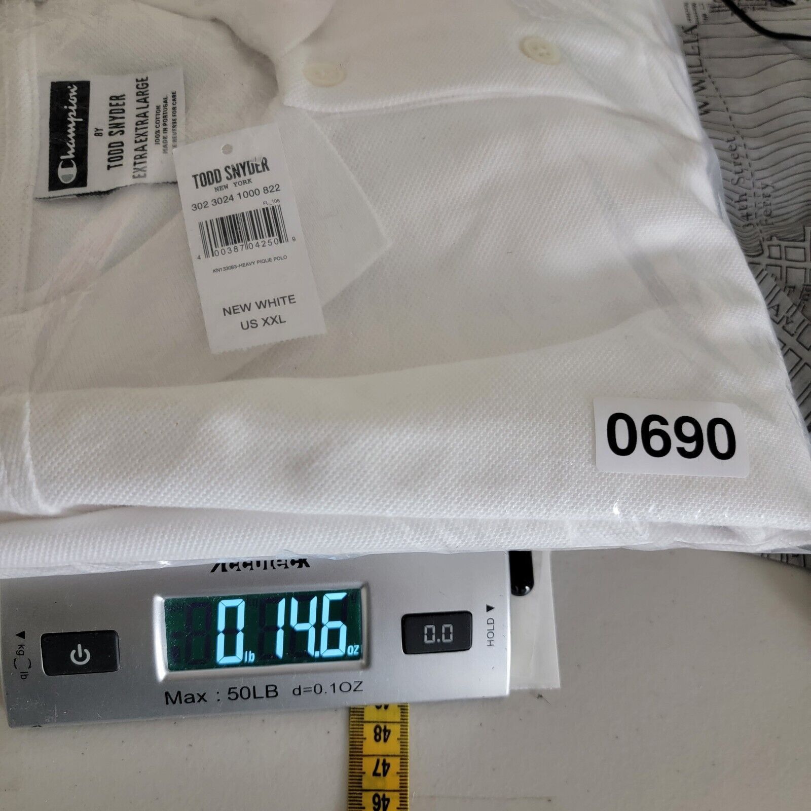 Todd Snyder Champion x Todd Snyder Pique Polo Shirt Short Sleeve *Read* Size US XXL / EU 58 / 5 - 12 Thumbnail