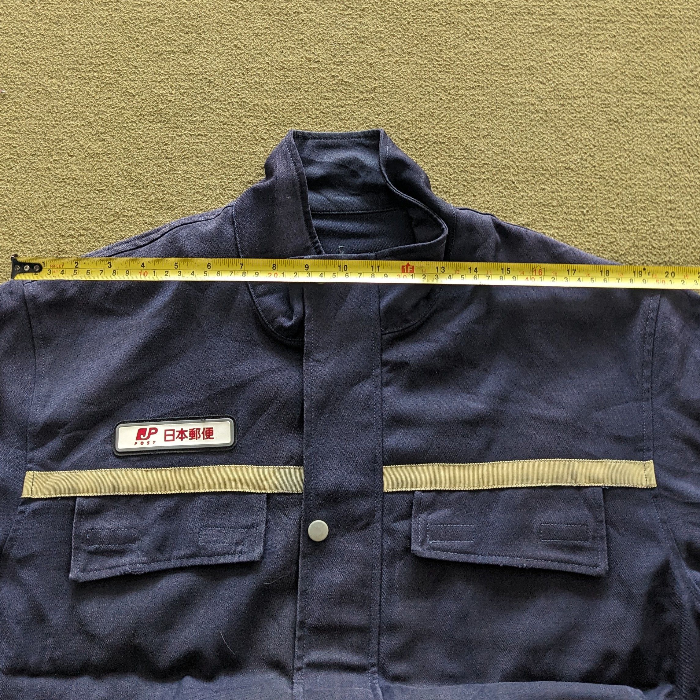Japanese Brand Vintage JAPAN POST OFFICE Uniform Workers Jacket Size US L / EU 52-54 / 3 - 6 Thumbnail