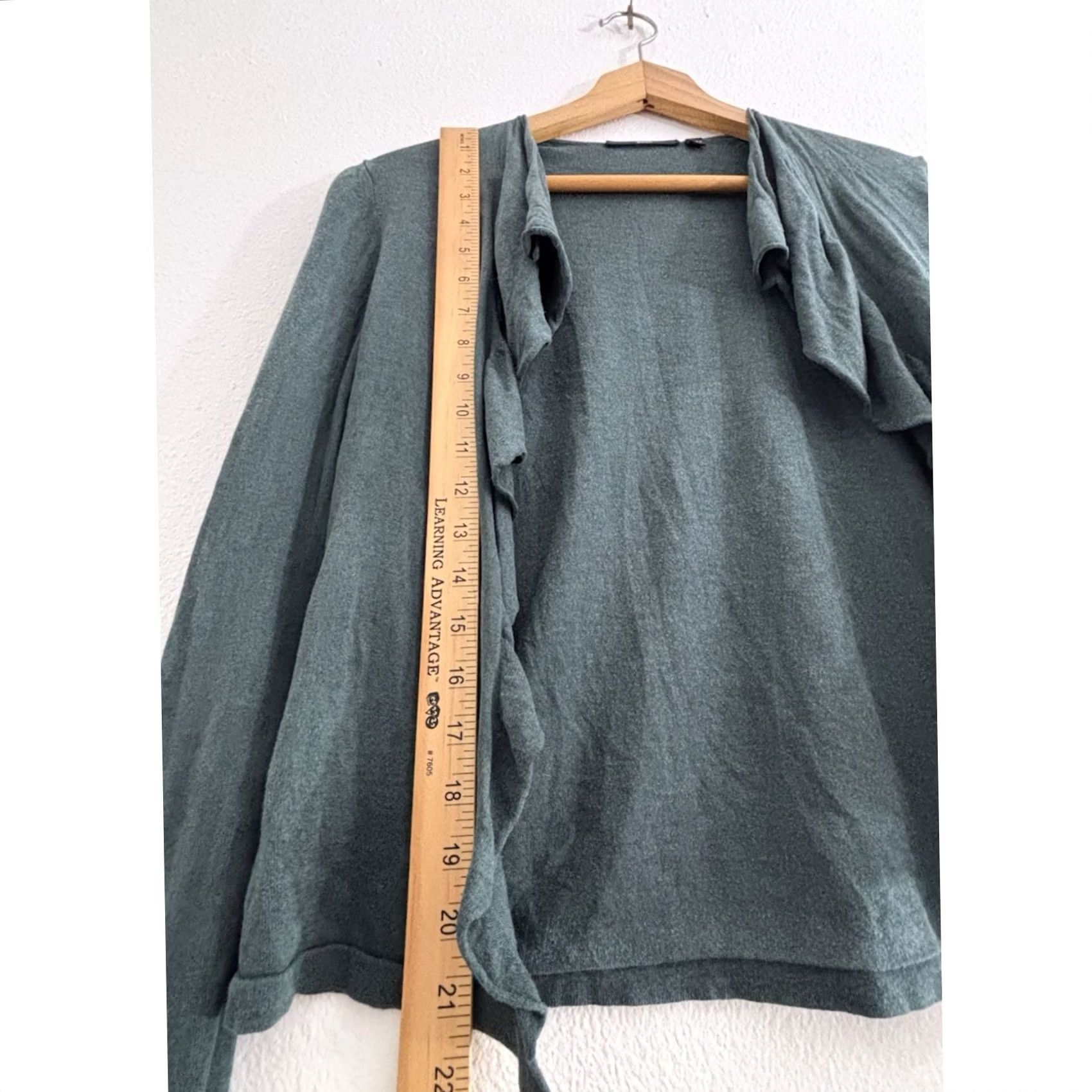 Hugo Boss BOSS Hugo Silk Cashmere Blend Cardigan Green Solid Knit Women Size M Size M / US 6-8 / IT 42-44 - 6 Thumbnail