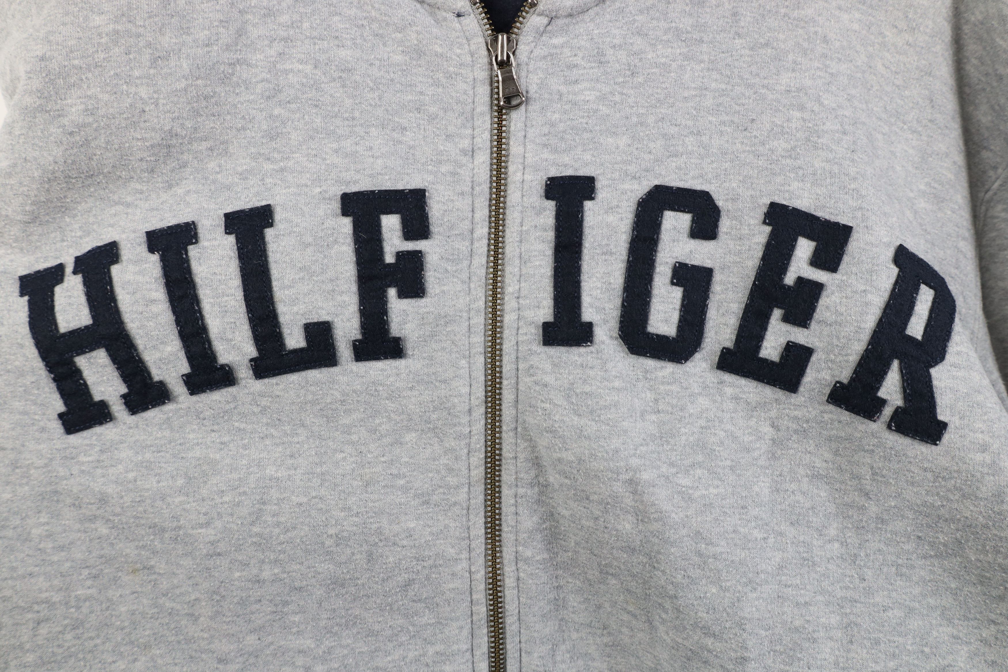 Tommy Hilfiger Vintage Tommy Hilfiger Letter Full Zip Hoodie Sweatshirt Size US XL / EU 56 / 4 - 5 Thumbnail