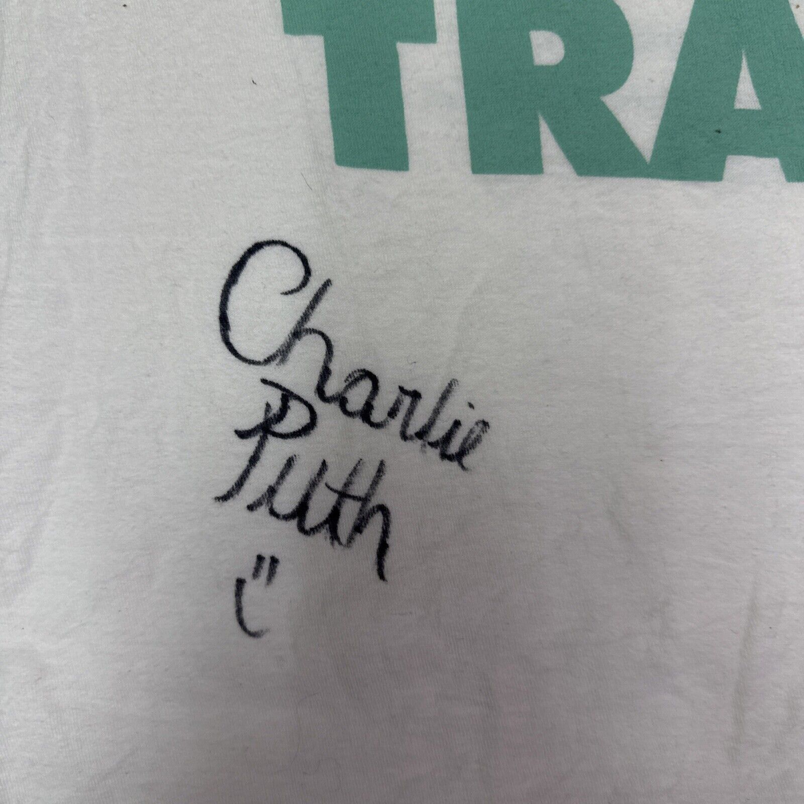 Other Meghan Trainor Charlie Puth Signed T Shirt Size M / US 6-8 / IT 42-44 - 2 Thumbnail