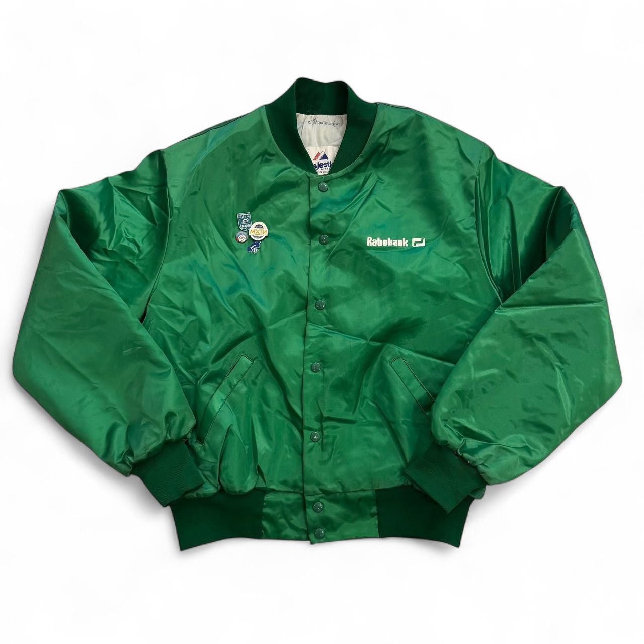 Majestic Vintage Majestic Made In USA Satin Bomber Jacket XL Vintage Size US XL / EU 56 / 4 - 1 Thumbnail
