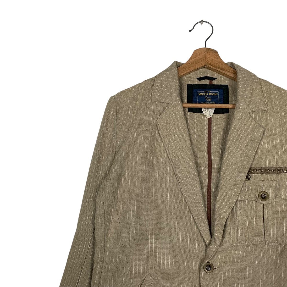 Woolrich Woolen Mills Woolrich Stripe Casual Men Jacket Size US M / EU 48-50 / 2 - 6 Thumbnail
