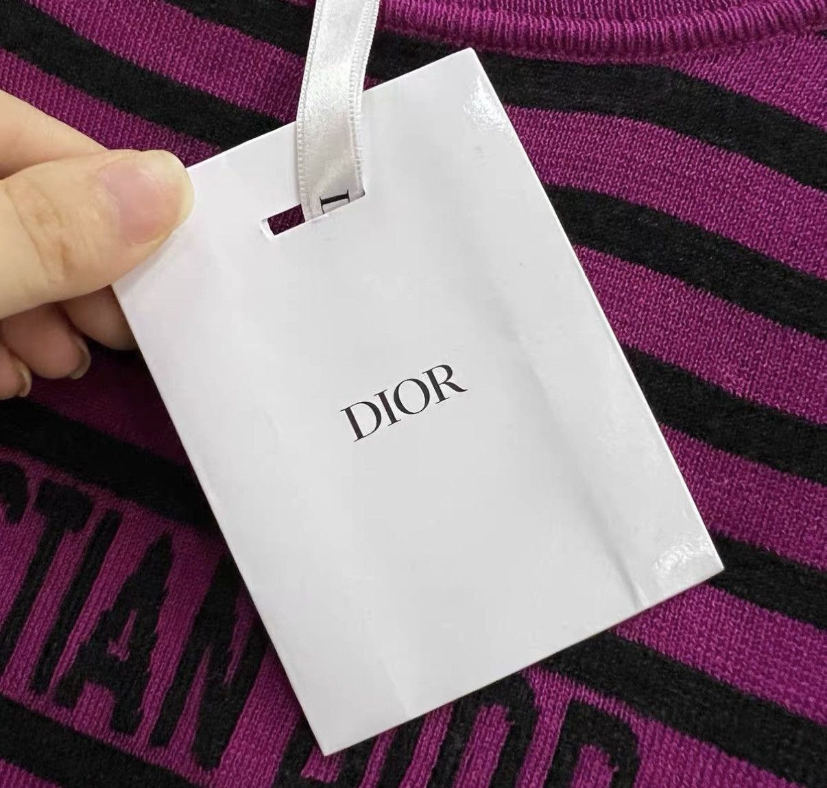 Dior Dior Striped Logo Knit Sweater J41 Size XS / US 0-2 / IT 36-38 - 4 Thumbnail