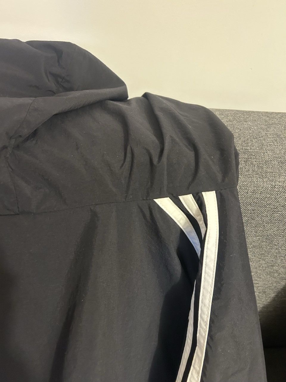 Adidas × Balenciaga Balenciaga x adidas Track Jacket – Black (Oversized) Size 40L - 5 Thumbnail