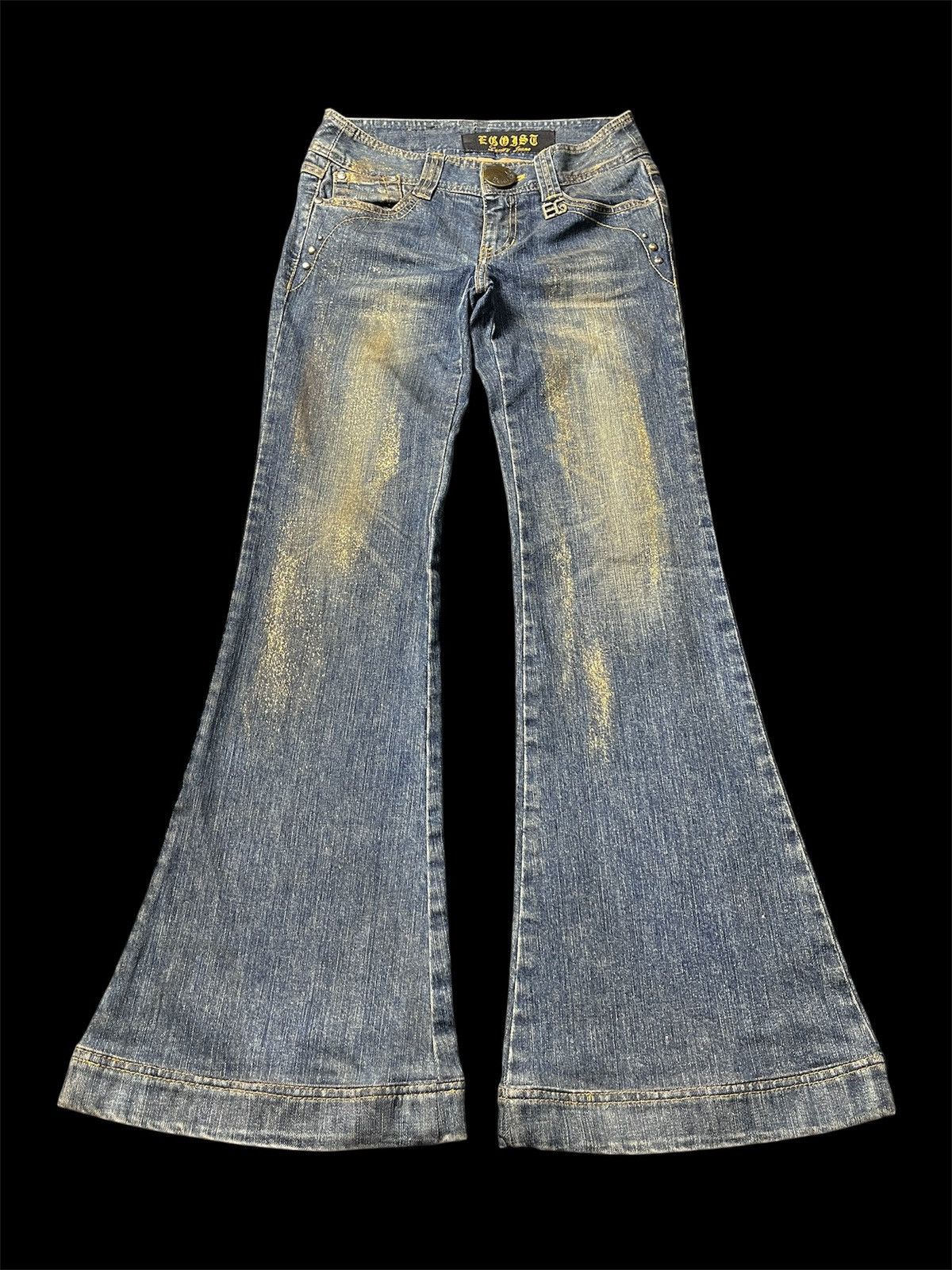 Japanese Brand Japanese Egoist Luxury Jeans Super Flare Size US 29 - 1 Thumbnail