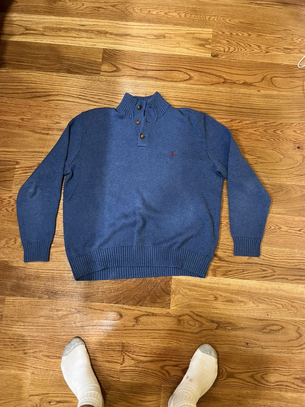 Polo Ralph Lauren × Vintage Vintage Polo sweater Size US XL / EU 56 / 4 - 1 Thumbnail