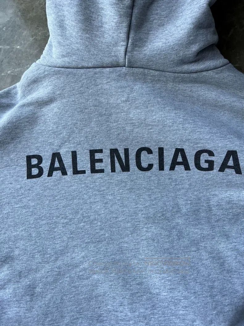 Balenciaga Balenciaga Front and Back Logo Hoodie S Size US S / EU 44-46 / 1 - 6 Thumbnail