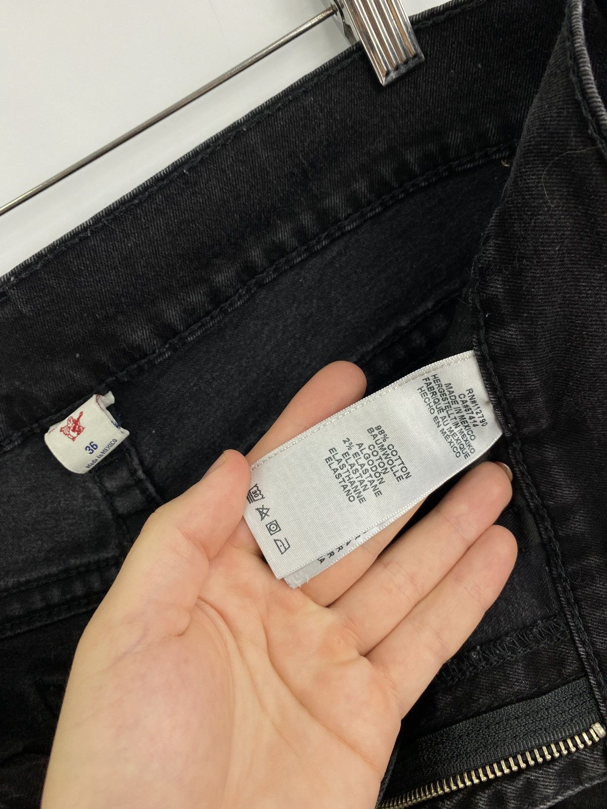 True Religion 🇺🇸 Vintage True Religion Denim Jeans Rare Retro Hype Y2K Size US 36 / EU 52 - 12 Thumbnail