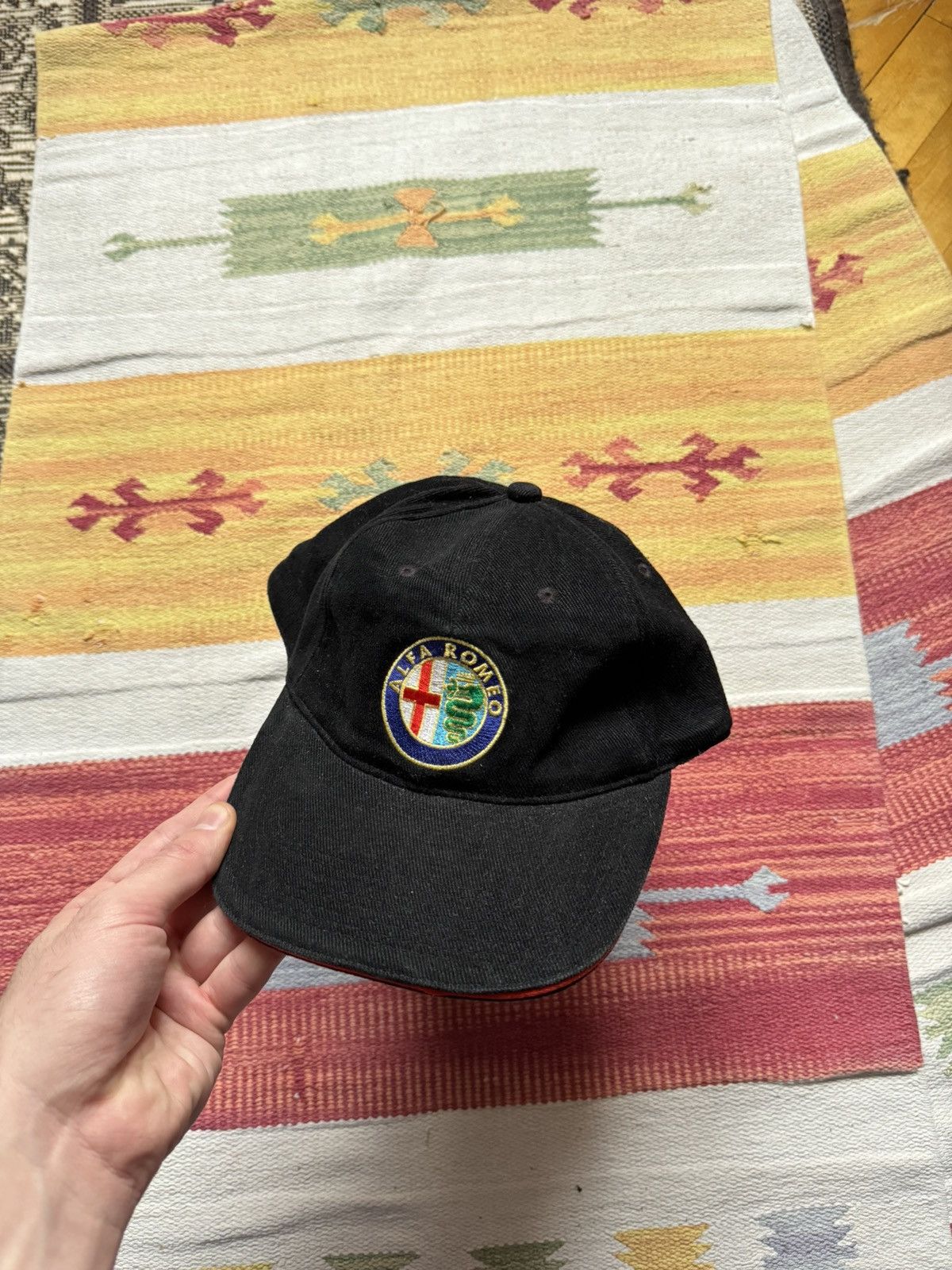 Vintage Vintage 00’s Alfa Romeo 147 Racing Formula 1 Hat Size ONE SIZE - 2 Thumbnail