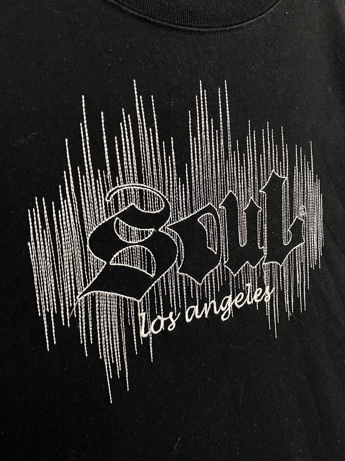 Vintage 💥Y2K SOUL LOS ANGELES BIG LOGO BLACK T-SHIRT Size US XL / EU 56 / 4 - 5 Thumbnail