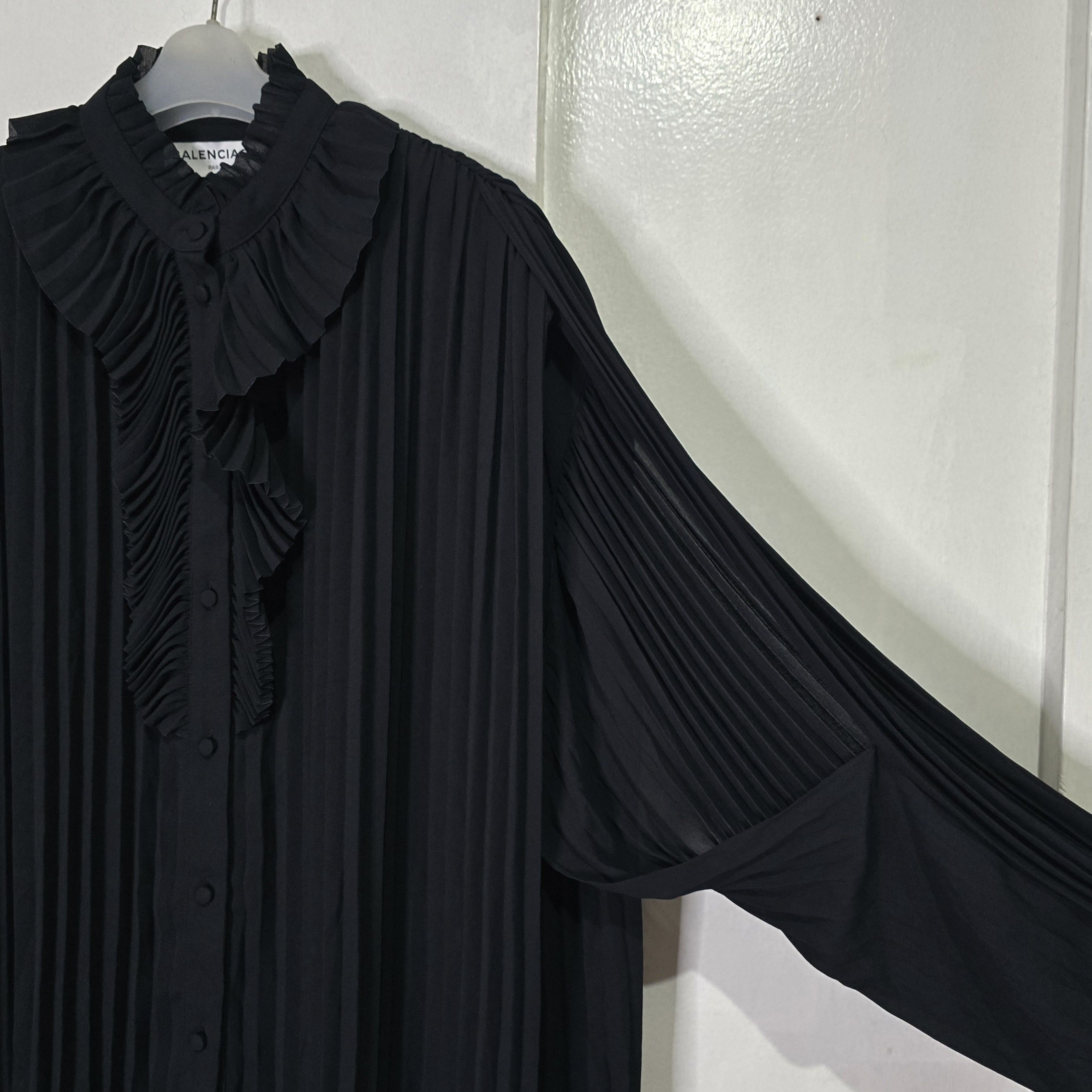Balenciaga Balenciaga - Pleated Multi Style Blouse - 2017 Size XS / US 0-2 / IT 36-38 - 9 Thumbnail