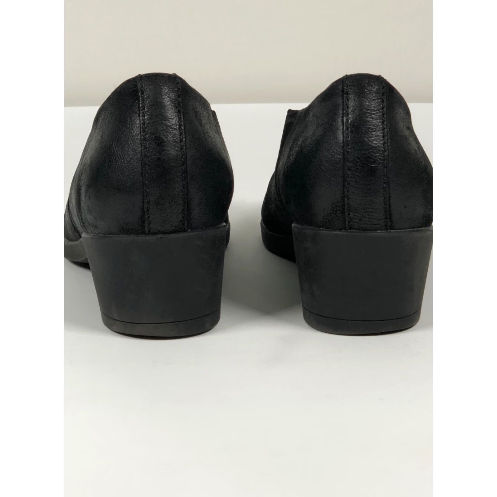 Dansko Womens Dansko Camdyn Slip-On Clog Heels Black Leather 7 US / 37 EU Block Heel Casual Workwear Size M / US 6-8 / IT 42-44 - 6 Thumbnail