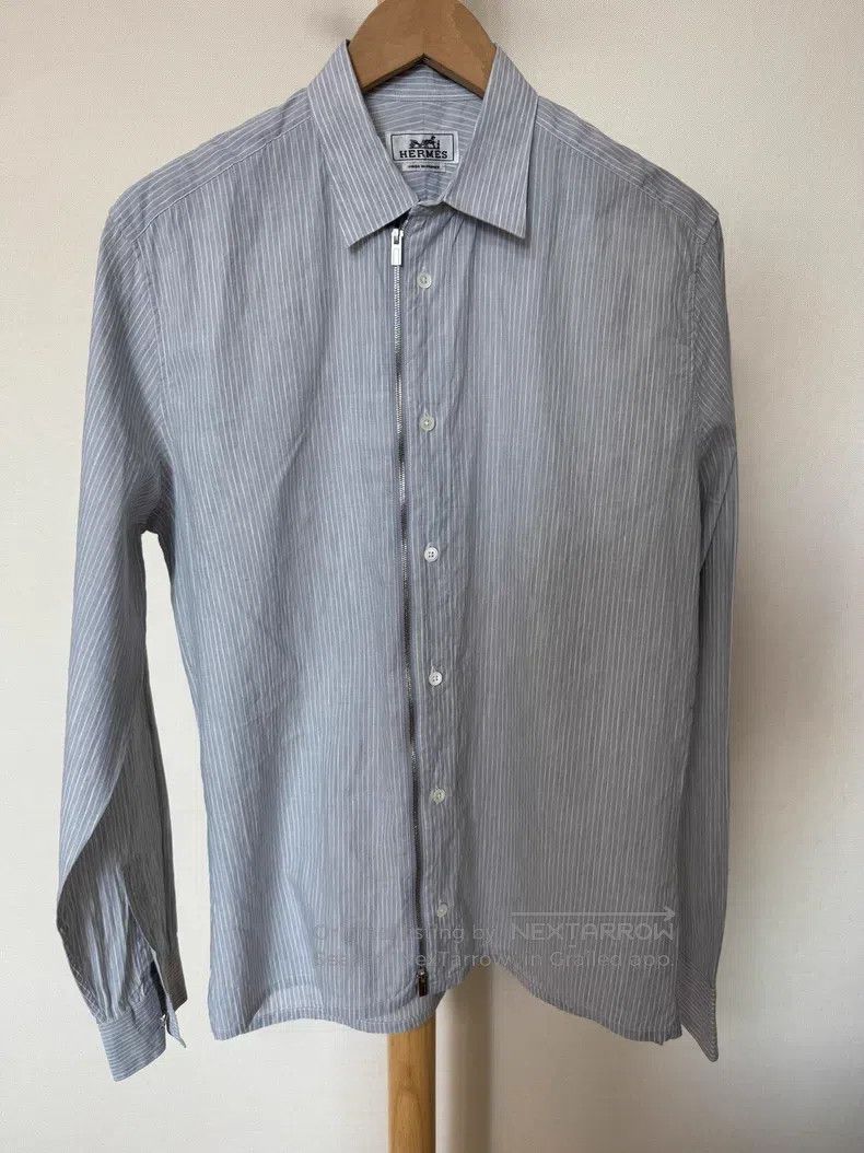 Hermes Hermes size 39 Linen jacket shirt Size US M / EU 48-50 / 2 - 1 Thumbnail