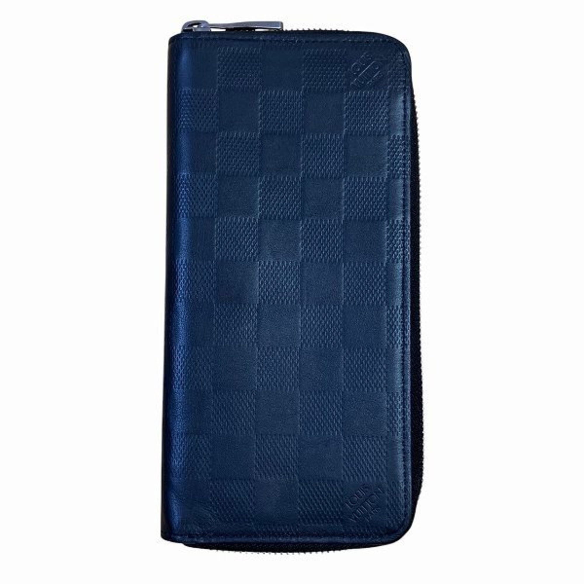 Louis Vuitton Damier Infini Zippy Wallet Vertical N63548 Long Men's