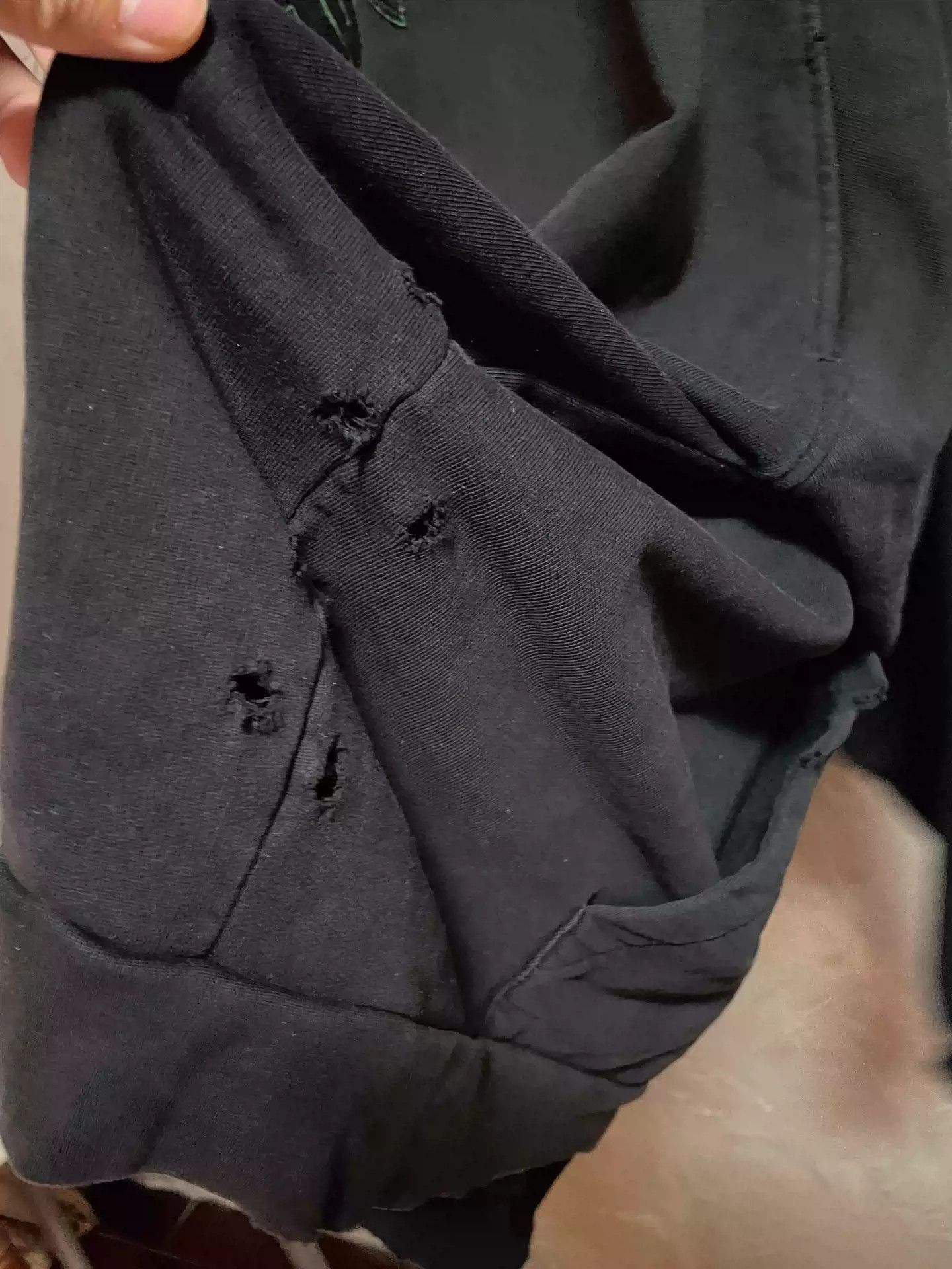 Raf Simons raf simons flocked zipper buster hoodie-2505 Size US L / EU 52-54 / 3 - 4 Thumbnail