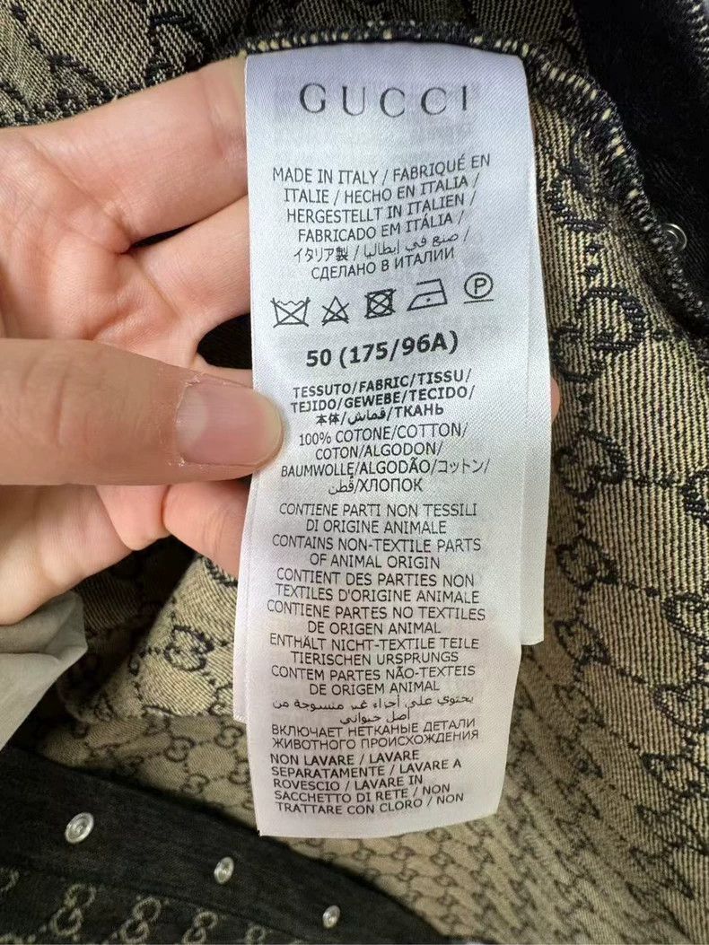 Gucci Gucci Full-printed denim shirt 2502-Nextarrow Size US M / EU 48-50 / 2 - 4 Thumbnail