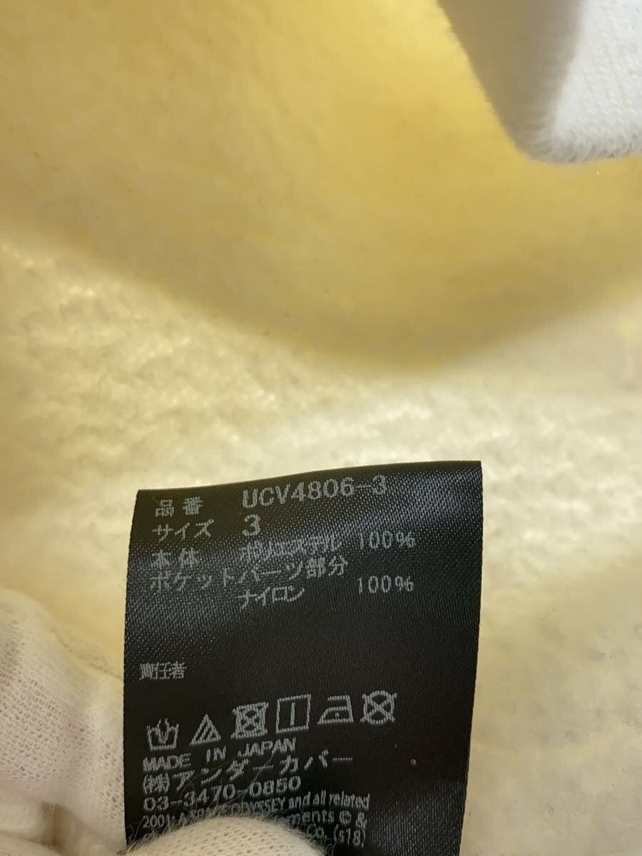 UNDERCOVER / POLARTEC LOGIC MEMORY CENTER/3/ポリエステル/WHT/UCV4806-3 Undercover Polartec Logic Memory Center Polyester White