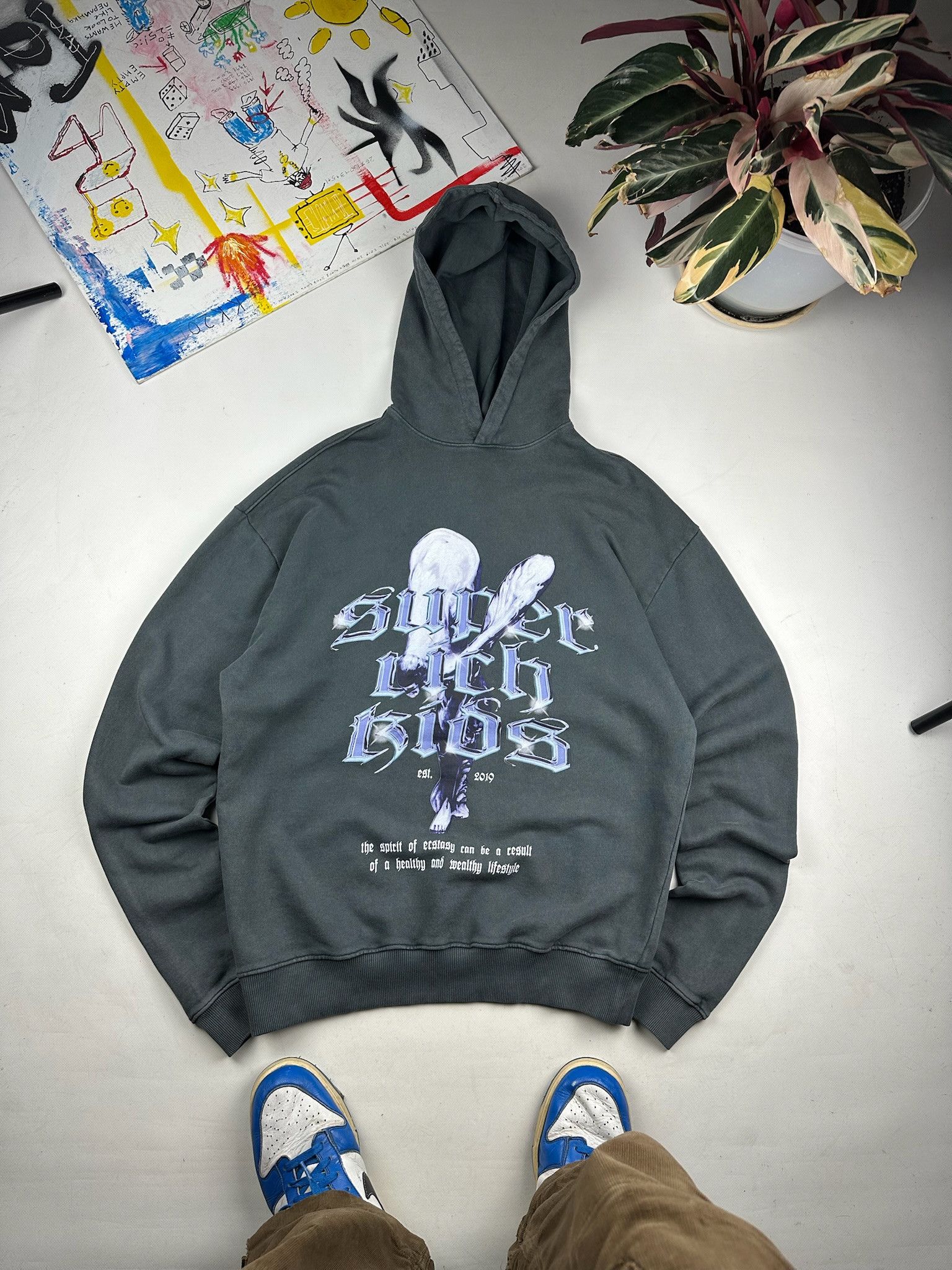 Other Baggy Streetwear Hoodie rolls royce logo Size US M / EU 48-50 / 2 - 9 Thumbnail