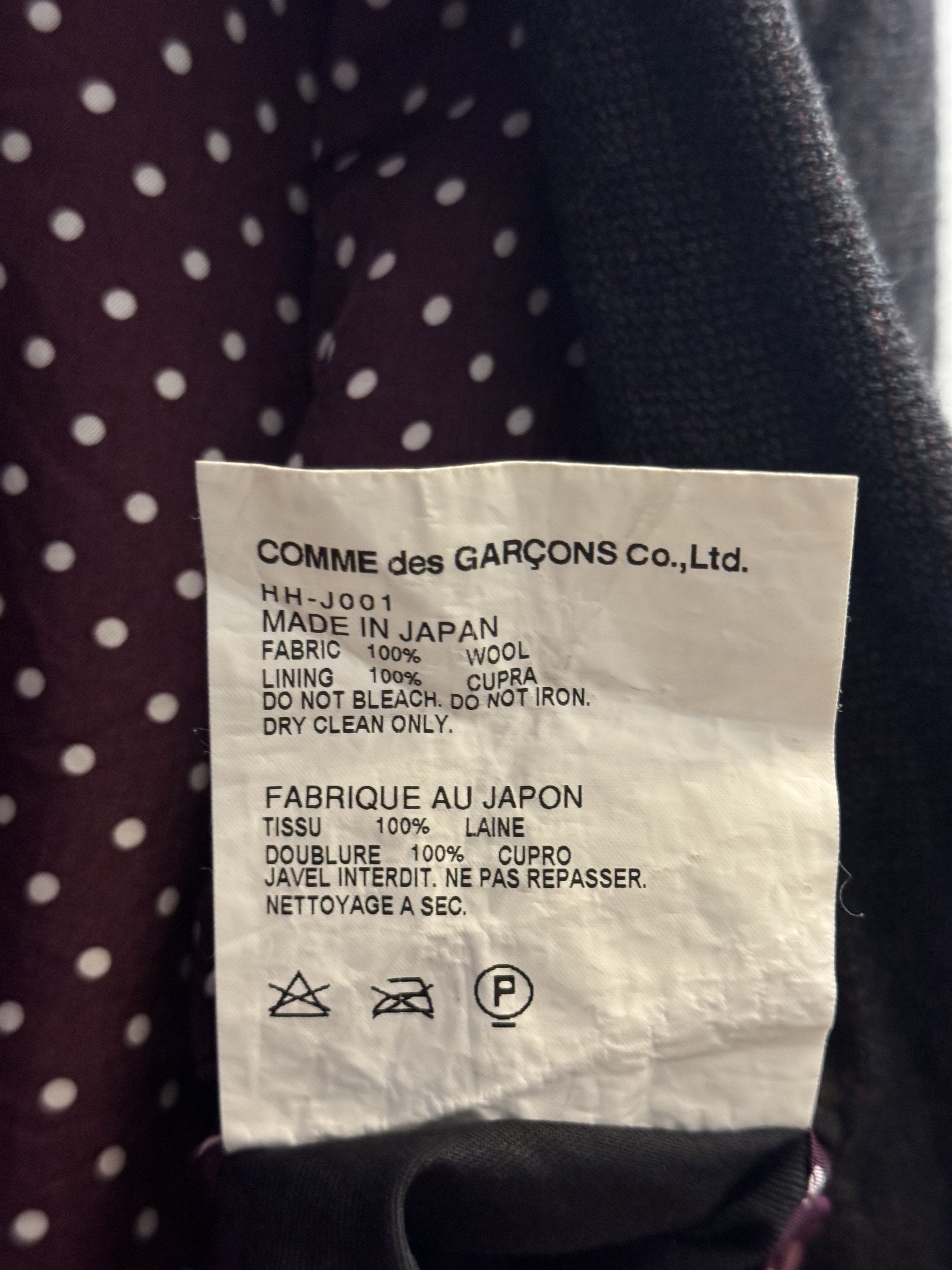 Comme des Garcons Homme Comme Des Garcons Homme CDG Grey Brown Orange Knit Blazer Size 34R - 8 Thumbnail